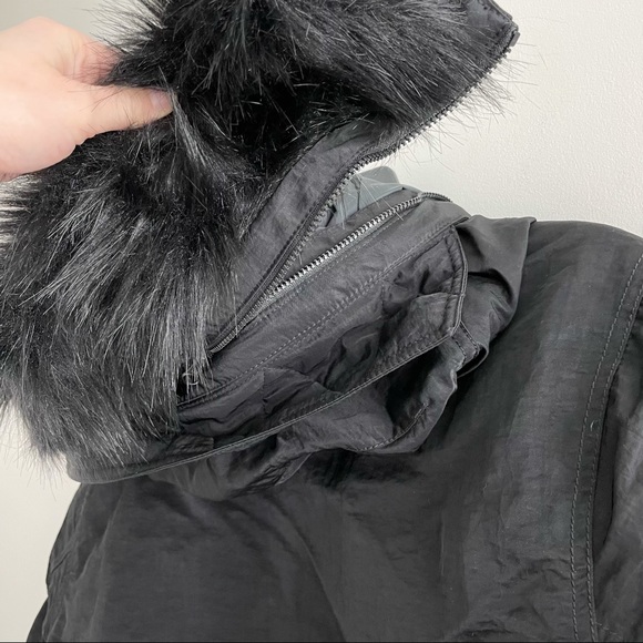 Nike Mens NSW Down Fill Parka Jacket Hooded Size L Black - Picture 11 of 14